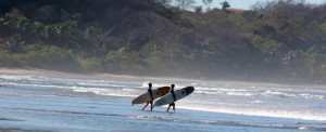Surfing in Nosara Costa Rica